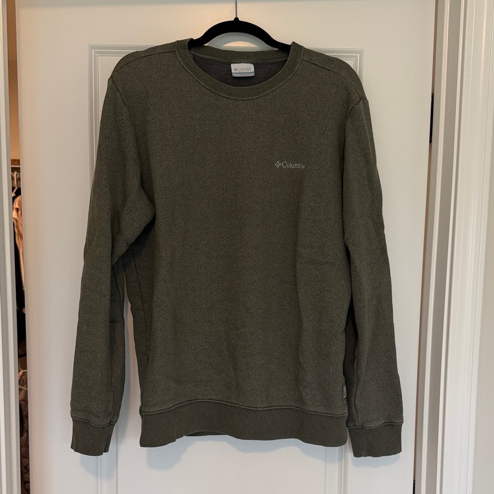 Columbia Men's Olive Crewneck Sweatshirt